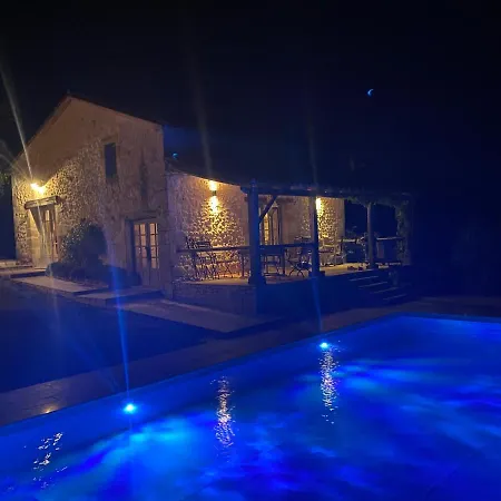 Aux Juges-charming Holiday House With Private Infinitypool! Agnac